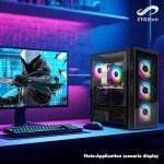 STGsivir Gaming PC Bundle with 22" Monitor