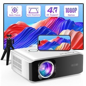 XuanPad 4K Smart Portable Projector with Tripod