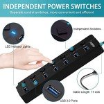 7-Port USB 3.0 Hub with Power Switches