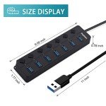 7-Port USB 3.0 Hub with Power Switches