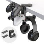 3-in-1 Rotatable Headset and Controller Holder