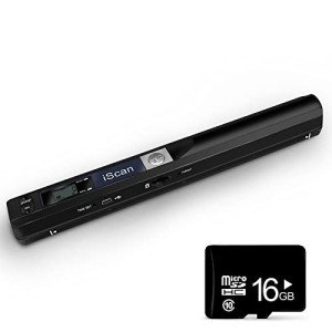 AOZBZ Handheld USB Document Scanner with 16GB Card