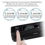 AOZBZ Handheld USB Document Scanner with 16GB Card