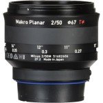 Zeiss MILVUS 50mm F2 Lens for Canon