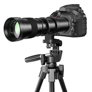 Lightdow 420-800mm f/8.3 Telephoto Lens for Canon DSLR