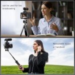 4K Vlogging Camera - 48MP, WiFi & Lenses