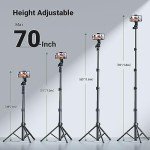 UGREEN 70” Tripod Stand with Bluetooth Remote