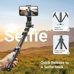 UGREEN 70” Tripod Stand with Bluetooth Remote