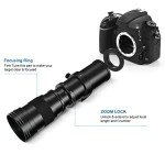 Lightdow 420-800mm f/8.3 Telephoto Lens for Canon DSLR