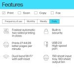 HP LaserJet M207dw Wireless Black and White Printer
