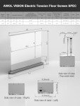 AWOL VISION 120" Motorized Projector Screen for Home Theater