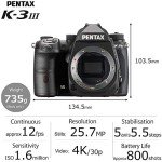 Pentax K-3 Mark III APS-C Camera Body
