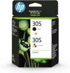 HP 305 Black & Tri-Color Ink Cartridges Pack of 2