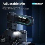 4K Vlogging Camera with Microphone and Accessories