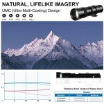 Lightdow 420-800mm f/8.3 Telephoto Lens for Canon DSLR