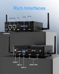 ESIMOER Fanless Mini PC with Dual Display