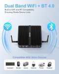 ESIMOER Fanless Mini PC with Dual Display