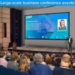 200-Inch Portable 4K HD Projector Screen with Stand