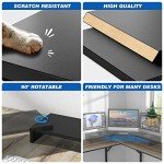 RFIVER Dual Monitor Stand Riser - Adjustable & Swivel