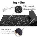 Donboly Extra Large Topographic Gaming Mouse Pad