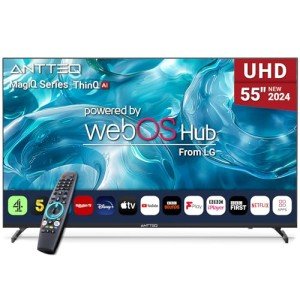 Antteq 55" UHD 4K Smart TV with Alexa