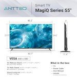 Antteq 55" UHD 4K Smart TV with Alexa