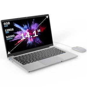 14" Celeron Dual Core Laptop with 6GB RAM