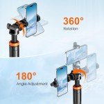 OOHHEE 62” Phone Tripod with Remote Control