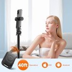 OOHHEE 62” Phone Tripod with Remote Control