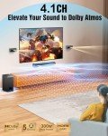 Hiwill 4.1ch Dolby Atmos Soundbar with Subwoofer