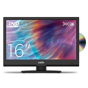 16-Inch Full HD LED TV with Built-In DVD