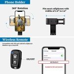 JOILCAN 67-Inch Phone Tripod with Remote & Holder