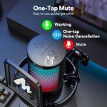 MAONO USB Gaming Microphone with RGB Lights