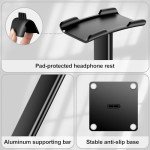 Aluminum Headphone Stand for All Headsets - Black