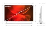 Sharp 32-Inch HD Smart Frameless Android TV
