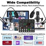 Sktome Podcast Bundle: V8s Voice Changer & BM-800 Microphone