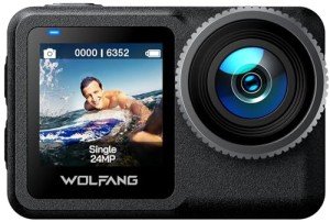 WOLFANG GA440 4K Action Camera with Waterproof Kit