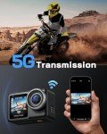 WOLFANG GA440 4K Action Camera with Waterproof Kit