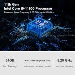HISTTON Mini PC with Core i9 and 64GB RAM