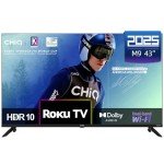 CHiQ 43" 4K QLED Smart TV with Roku