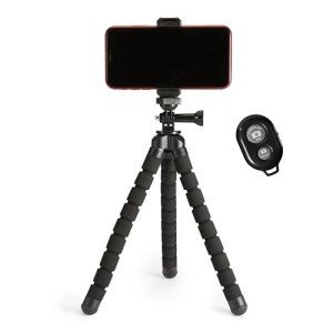 Amazon Basics Flexible Tripod with Wireless Remote