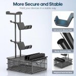 KDD Headphone Stand with Drawer & Cable Organizer