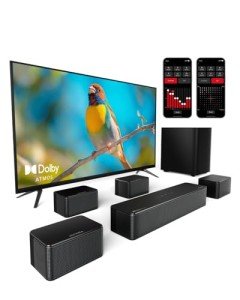 ULTIMEA 7.1 Surround Soundbar with Wireless Subwoofer