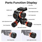 K&F Concept 360° Panoramic Tripod Head