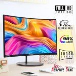 Kado 24" Curved Dual Monitor Setup with HDMI
