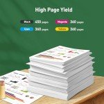 KINGJET 304 Ink Cartridges Combo Pack for HP