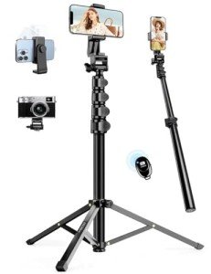 70" Extendable Phone Tripod with Remote Shutter