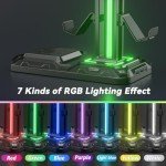 KDD Rotatable Gaming Headset and Controller Stand