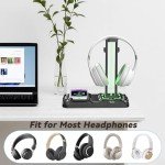 KDD Rotatable Gaming Headset and Controller Stand
