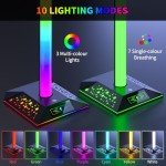RGB Gaming Headphone Stand with USB Charger